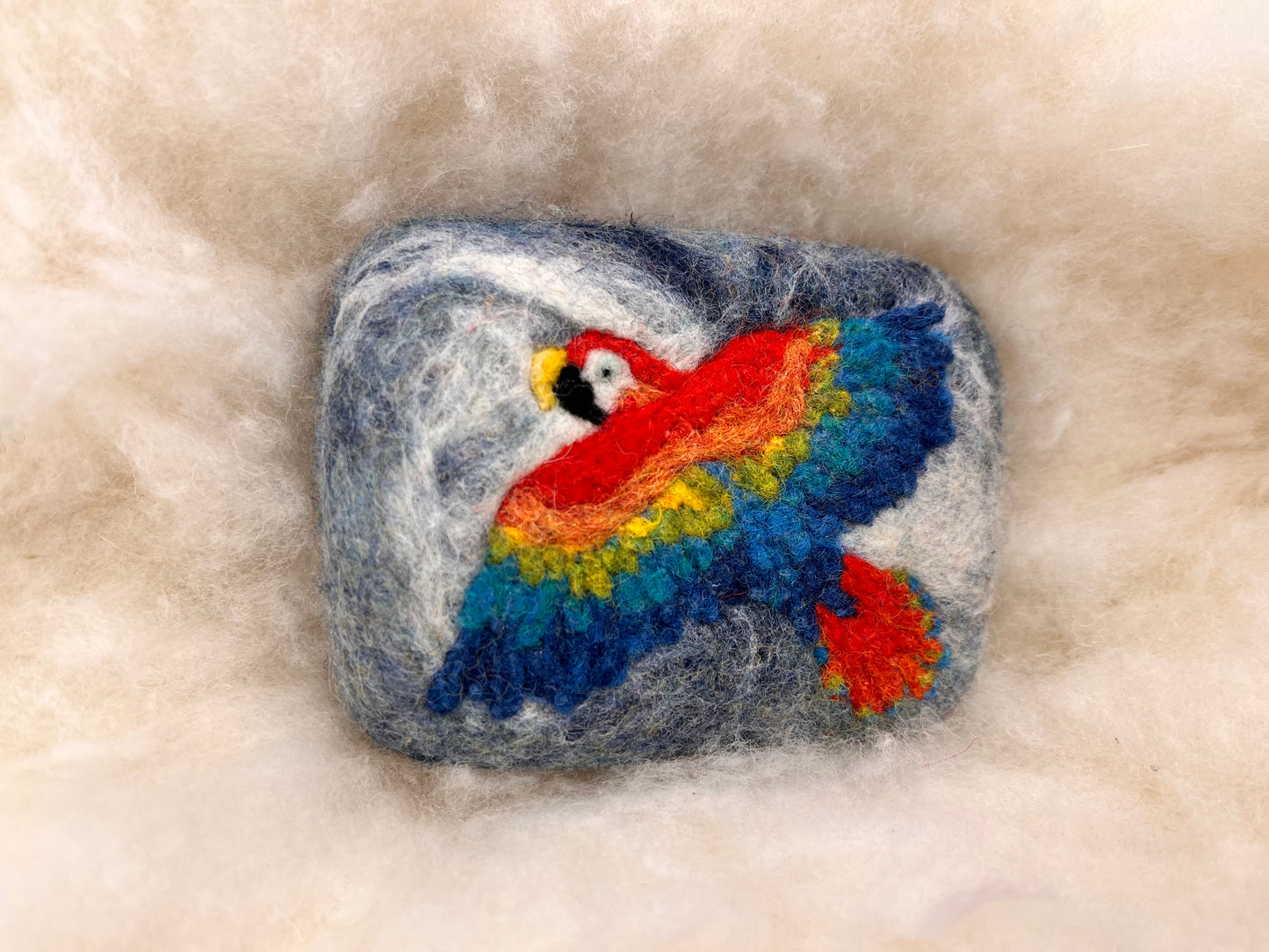 Polly the Parrot Wooly Washer