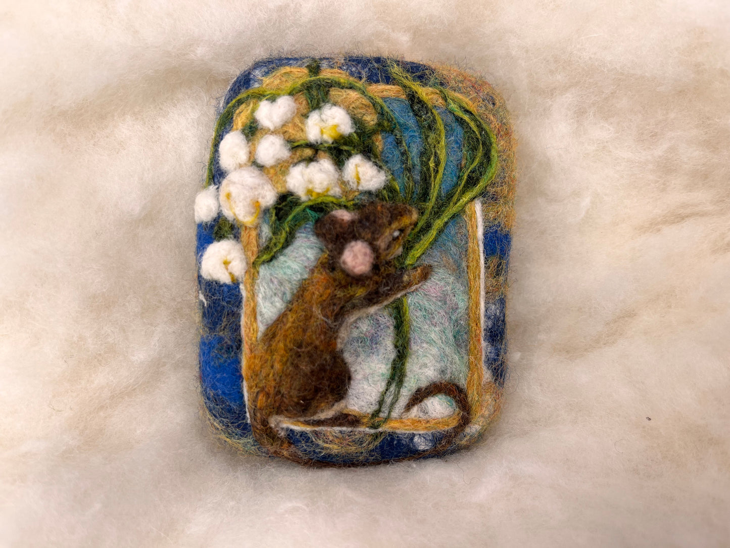 Mousy Coral Bells Wooly Washer