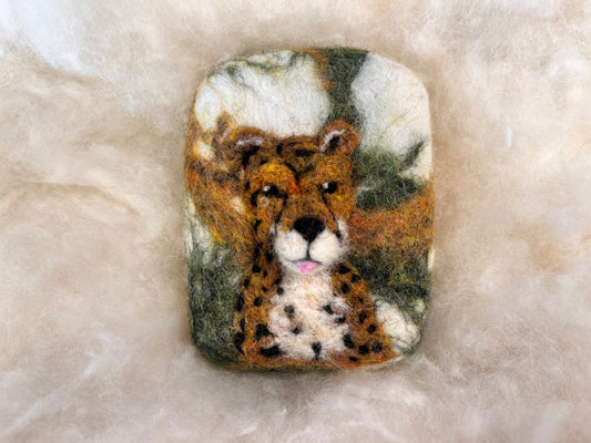 Cheeky Cheetah Wooly Washer