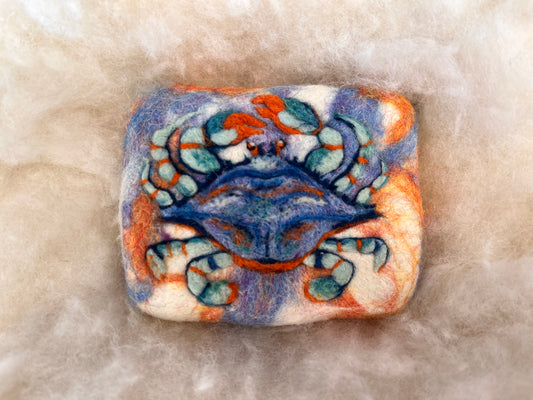 Crabby Crustacean Wooly Washer