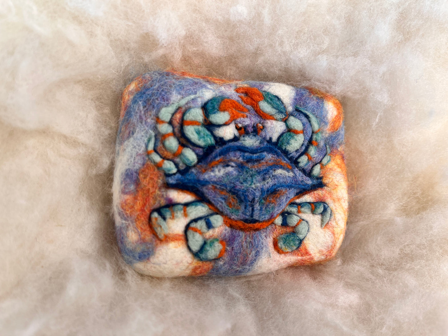 Crabby Crustacean Wooly Washer
