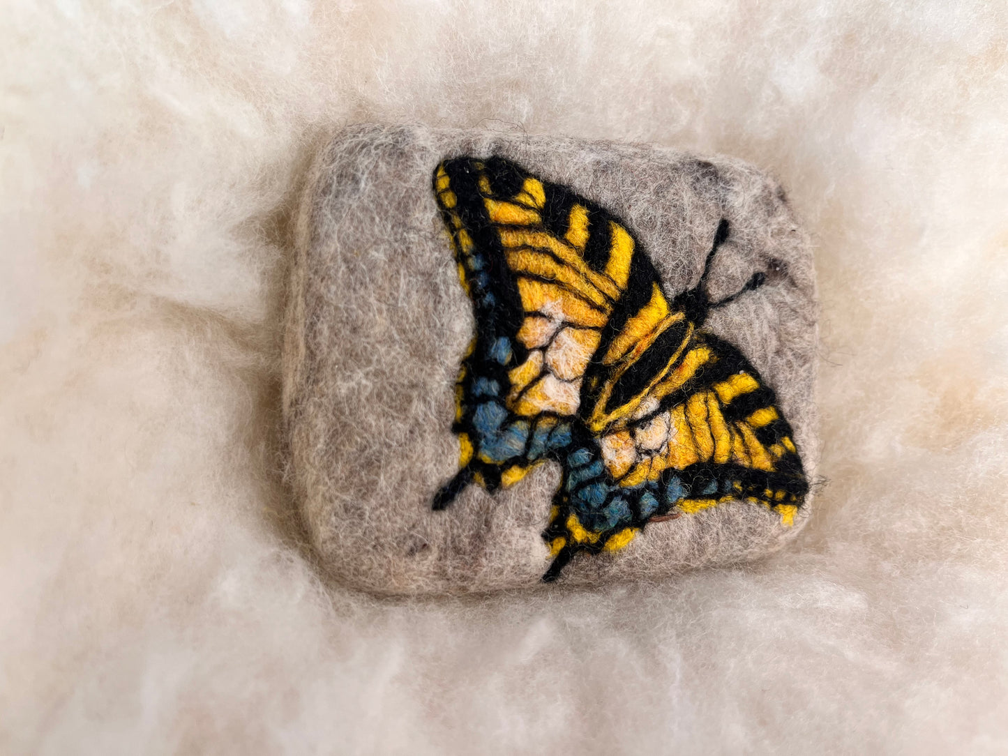 Swallowtail Butterfly Breeze Wooly Washer