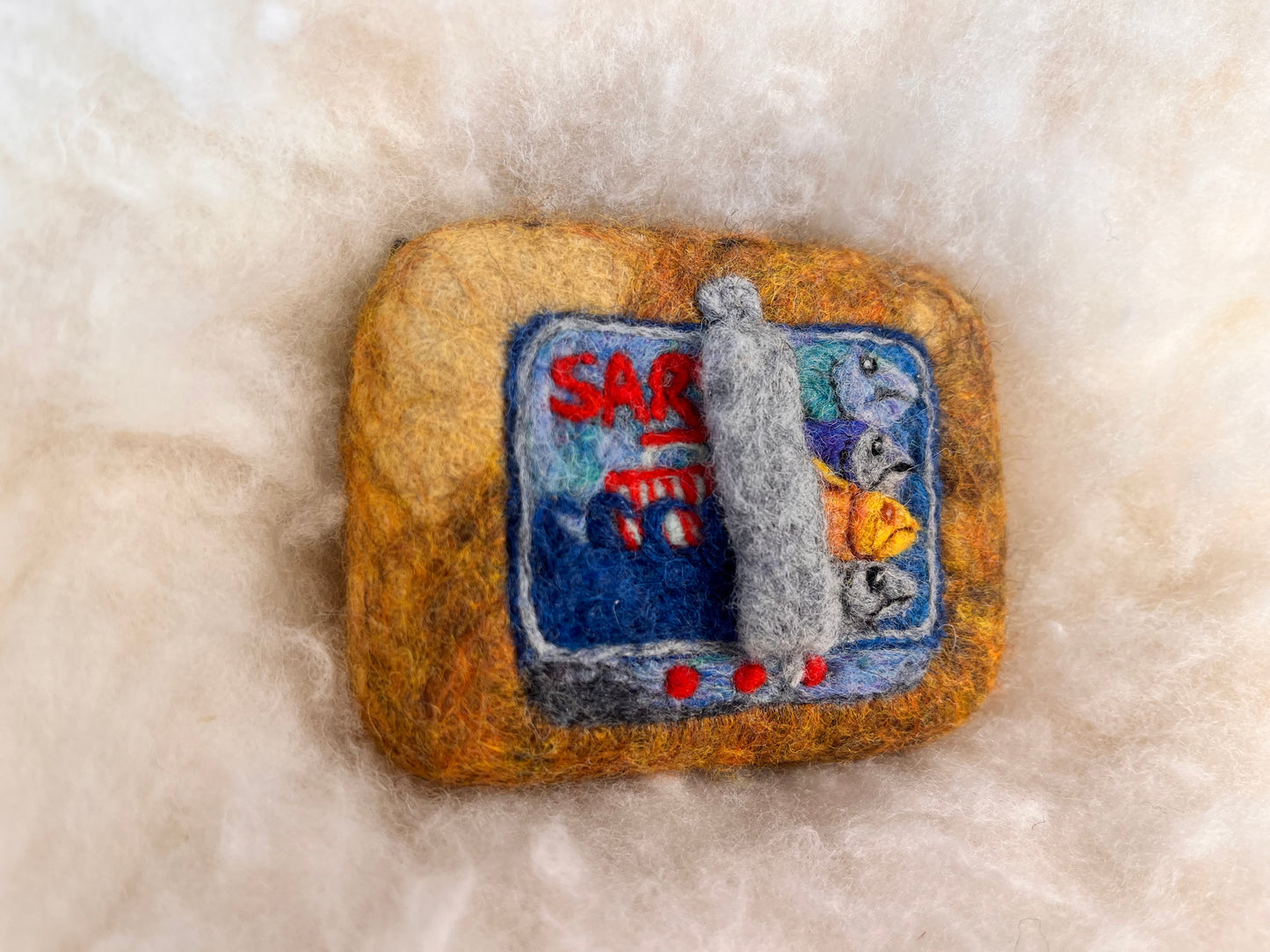 Tinned Sardines Wooly Washer