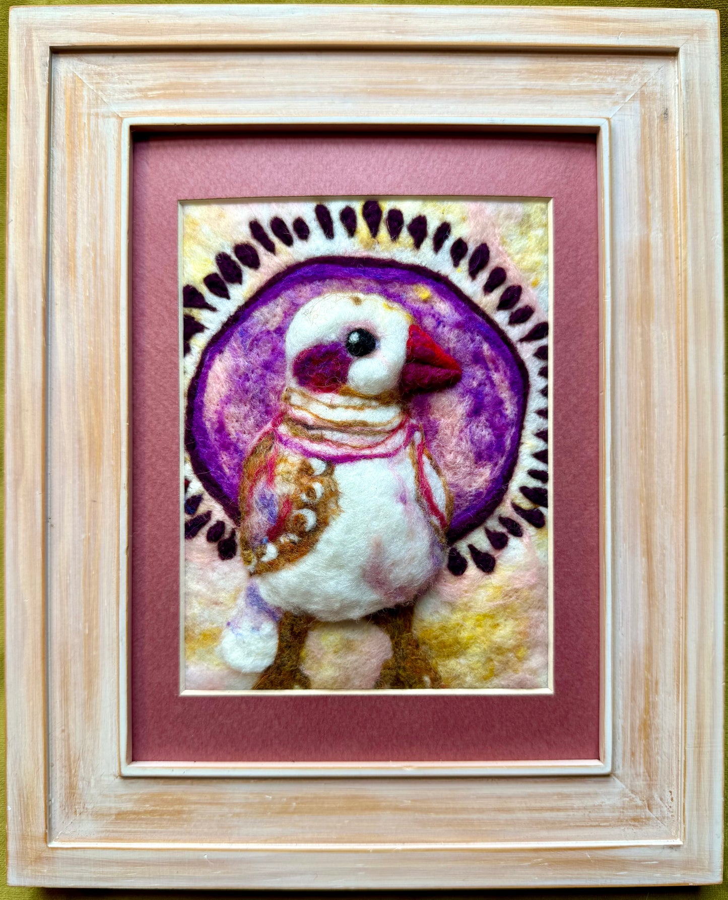 Pink Chick Standing, 8x10"