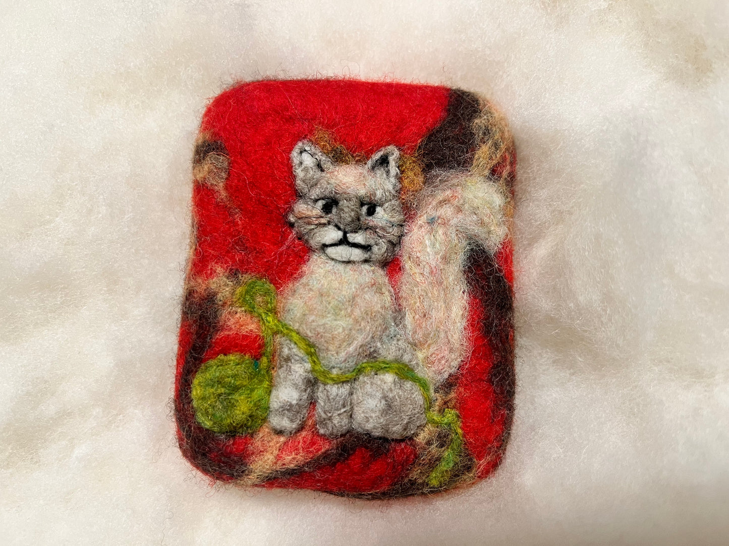 Grumpy Kitty Wooly Washer