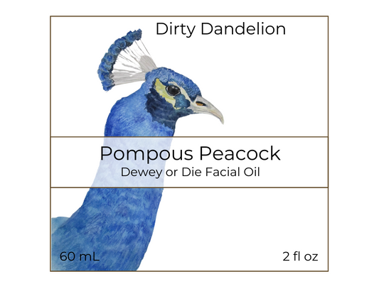 Pompous Peacock 'Dewey or Die' Face Oil