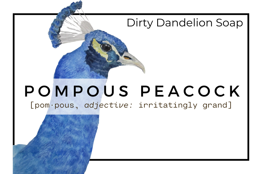 Pompous Peacock Soap