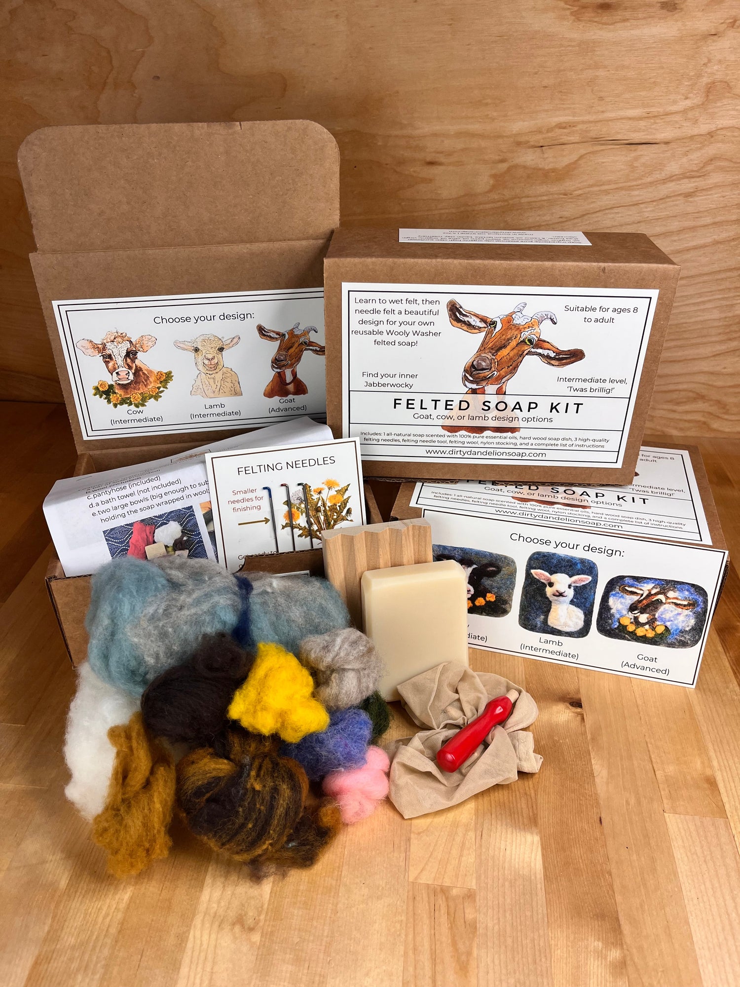 Felted Soap Kits