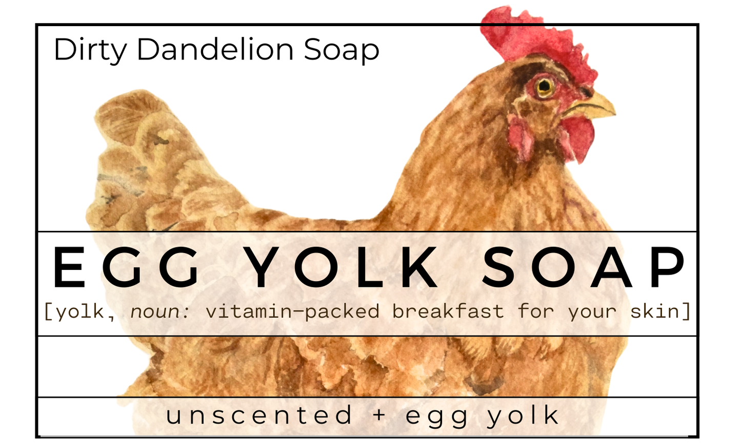 Egg Yolk Soap 'Chicken Clown' - Unscented