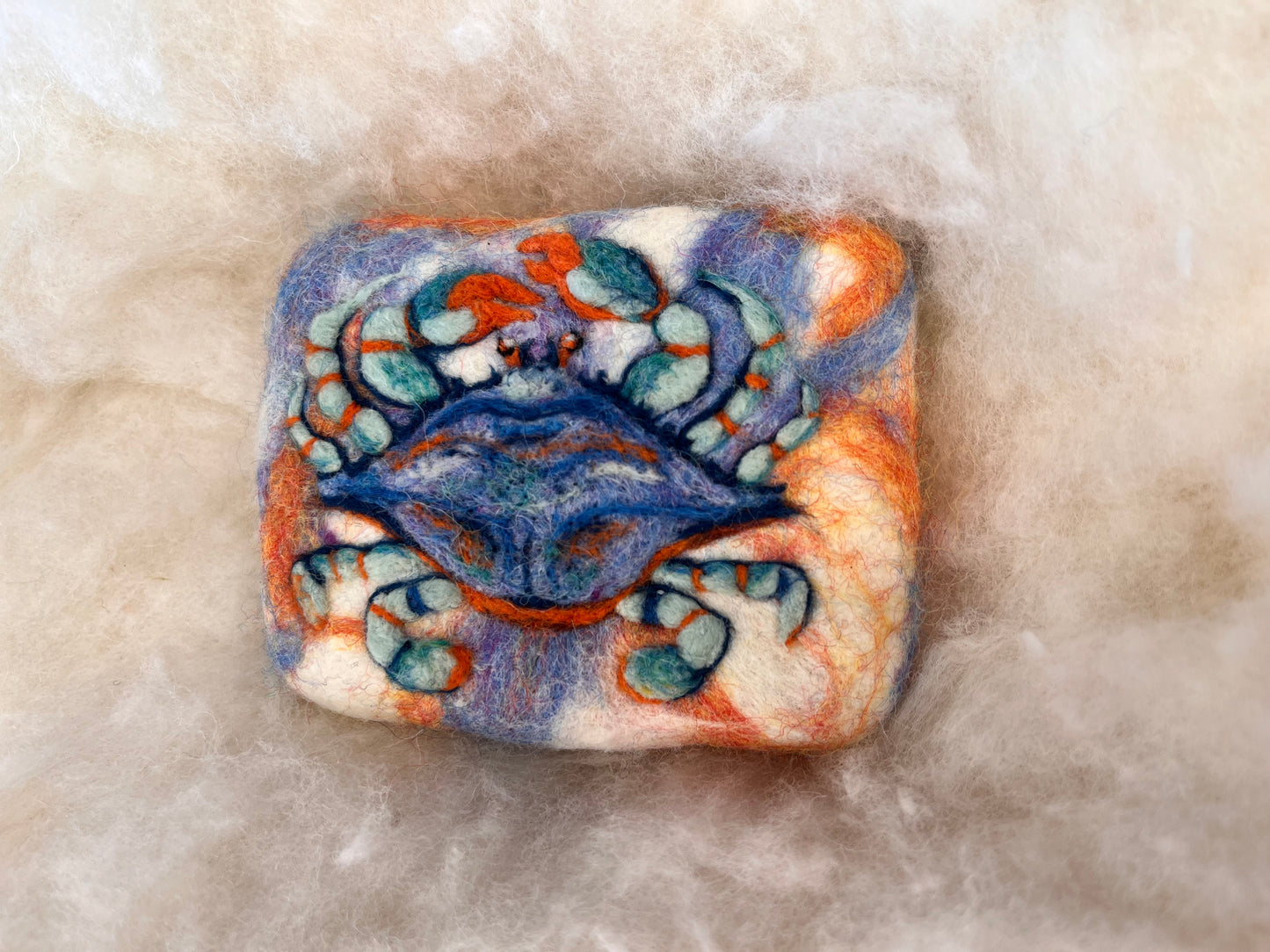 Crabby Crustacean Wooly Washer