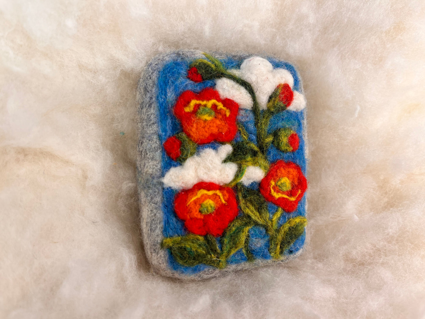 Poppy Parade Wooly Washer