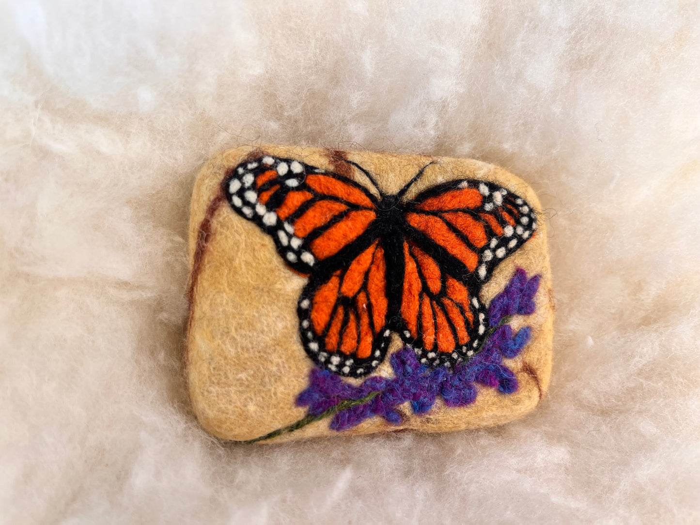 Milkweed Monarch Wooly Washer