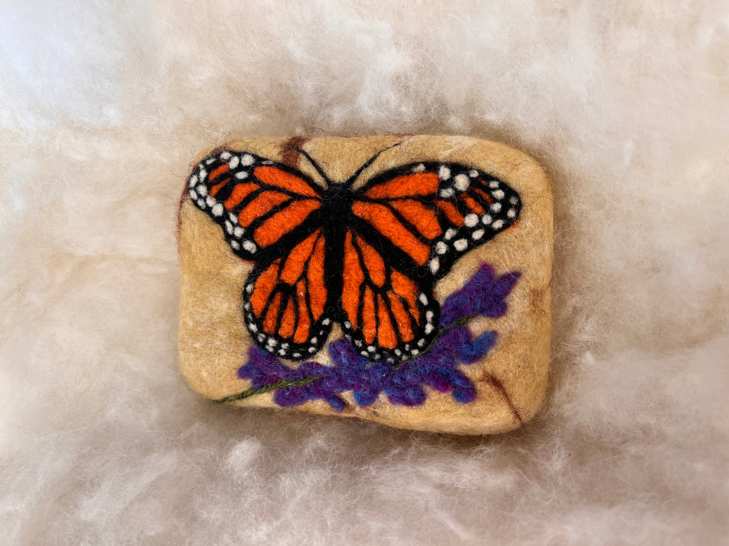 Milkweed Monarch Wooly Washer