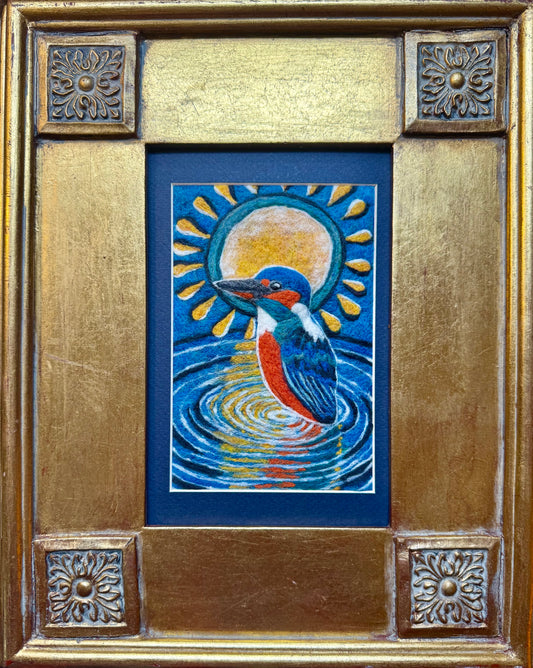 The King's Kingfisher, 12x15"