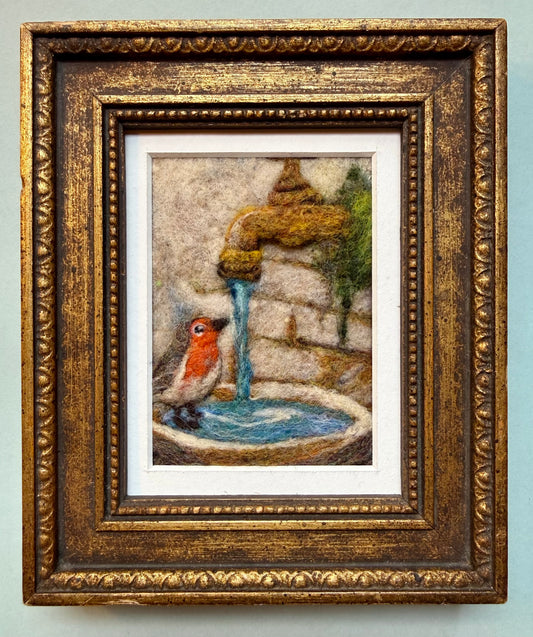 Sparrow Me a Drink, 5x6"