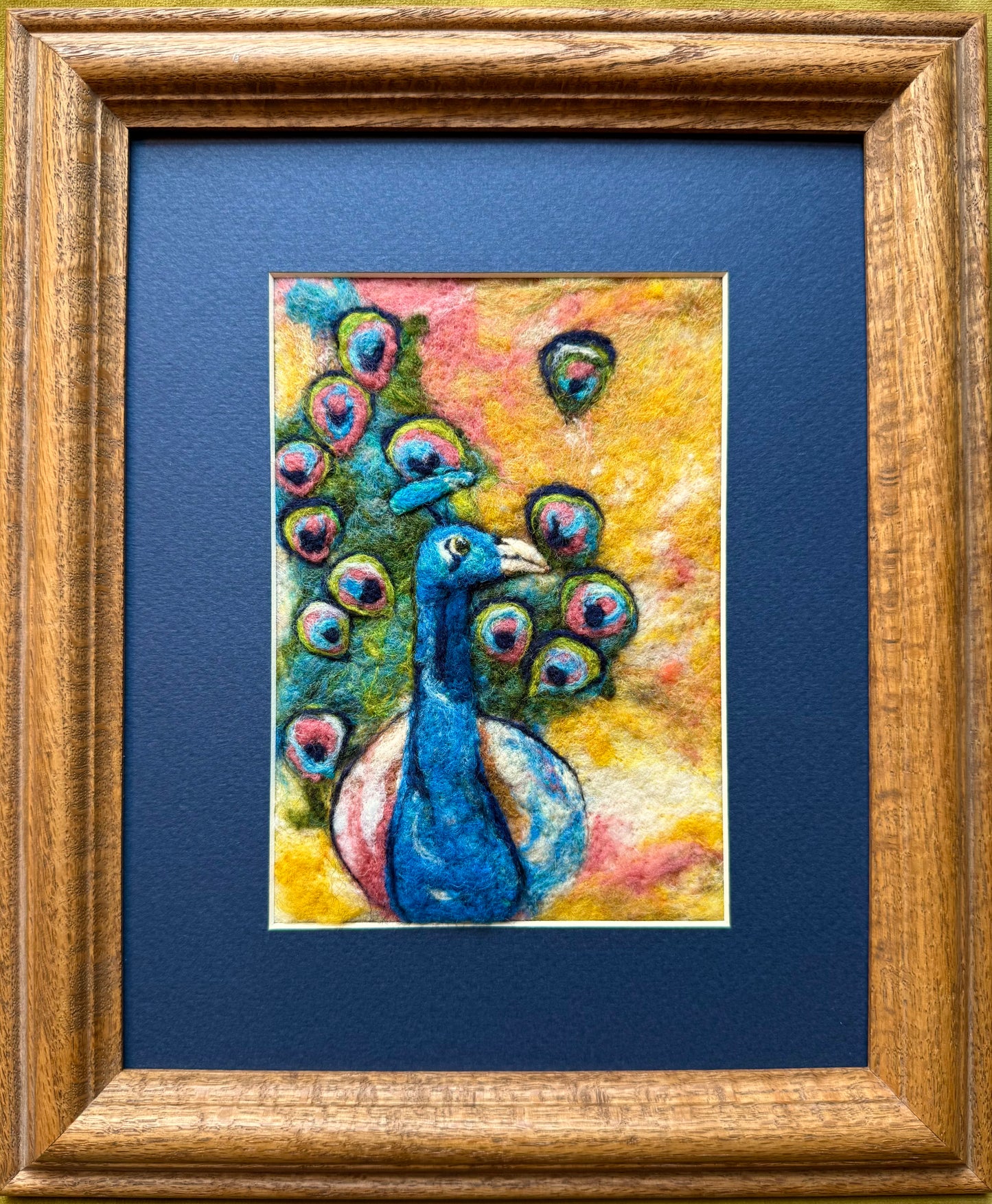 Pristine Peacock, 10x12"