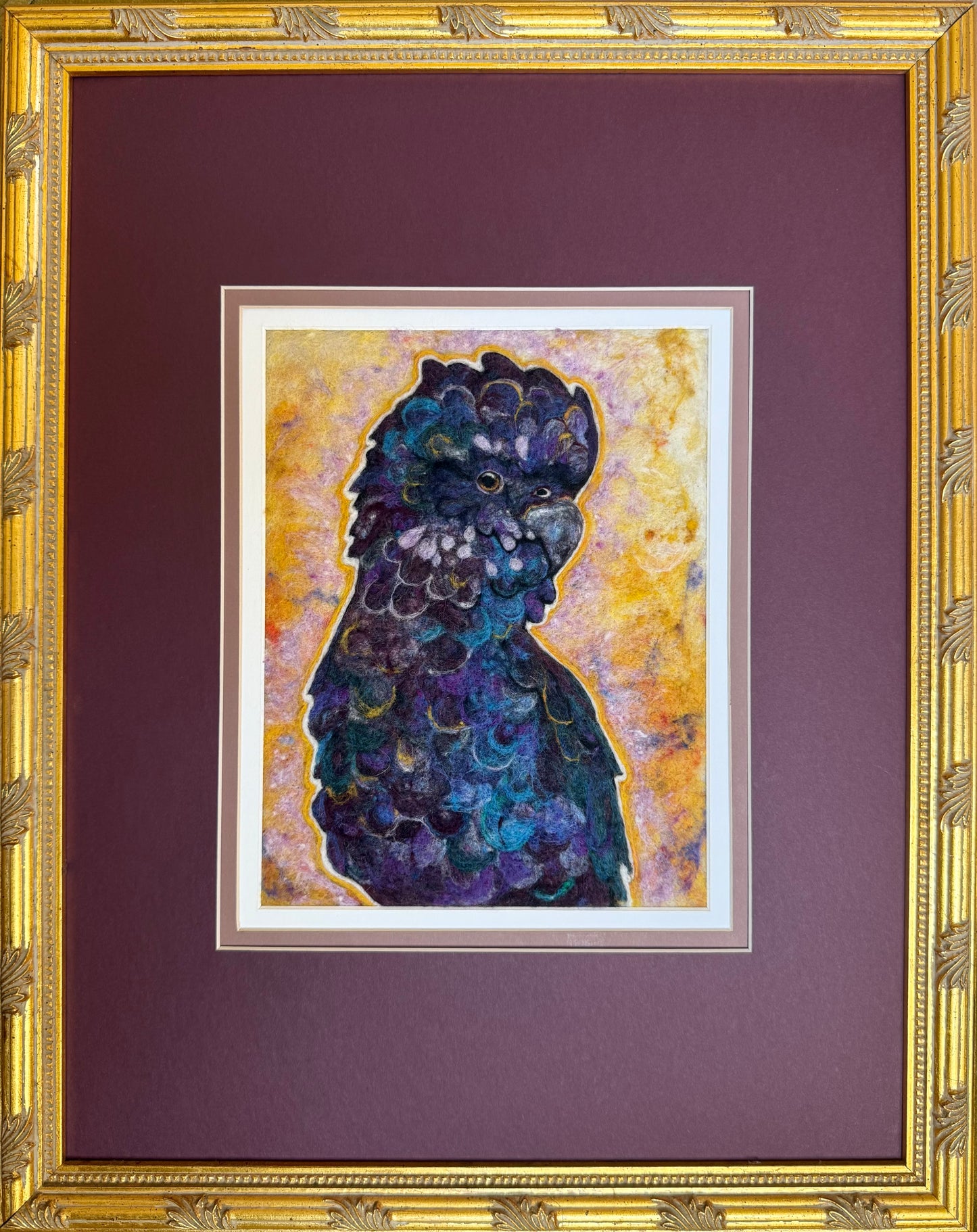 Sally the Purple Cockatoo, 8x10"
