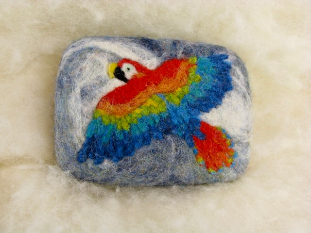 Custom Wooly Washer Felted Soaps