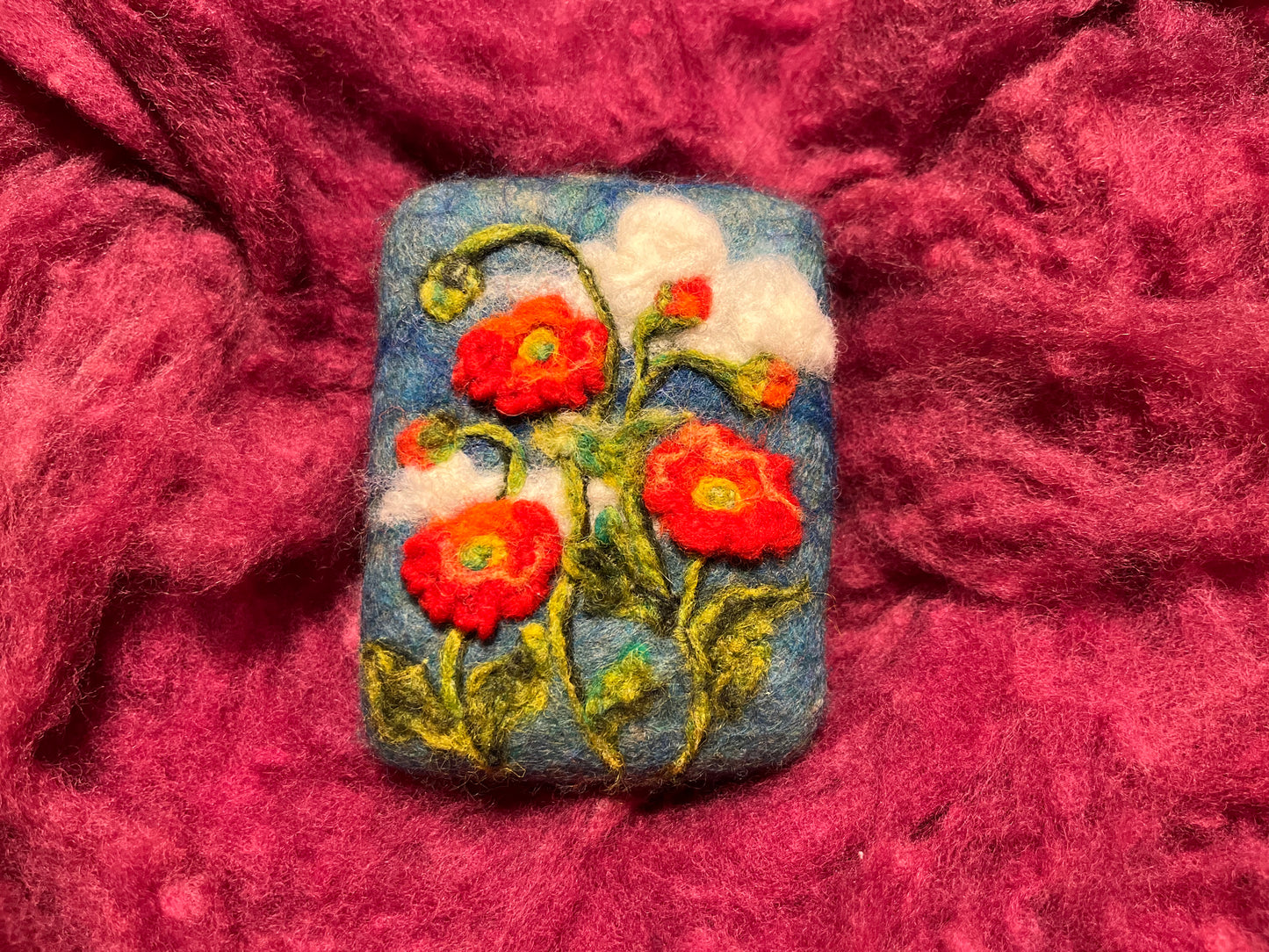 Poppy Parade Wooly Washer