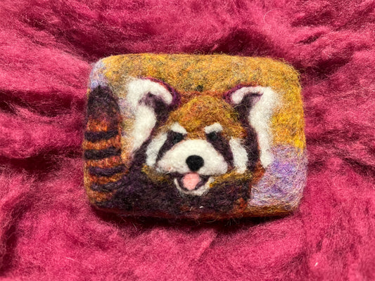 Raj the Red Panda Wooly Washer
