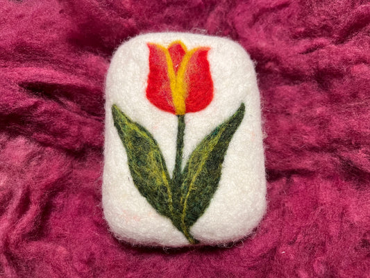 Tulip Wet & Needle Felted Soap Tutorial (Free)