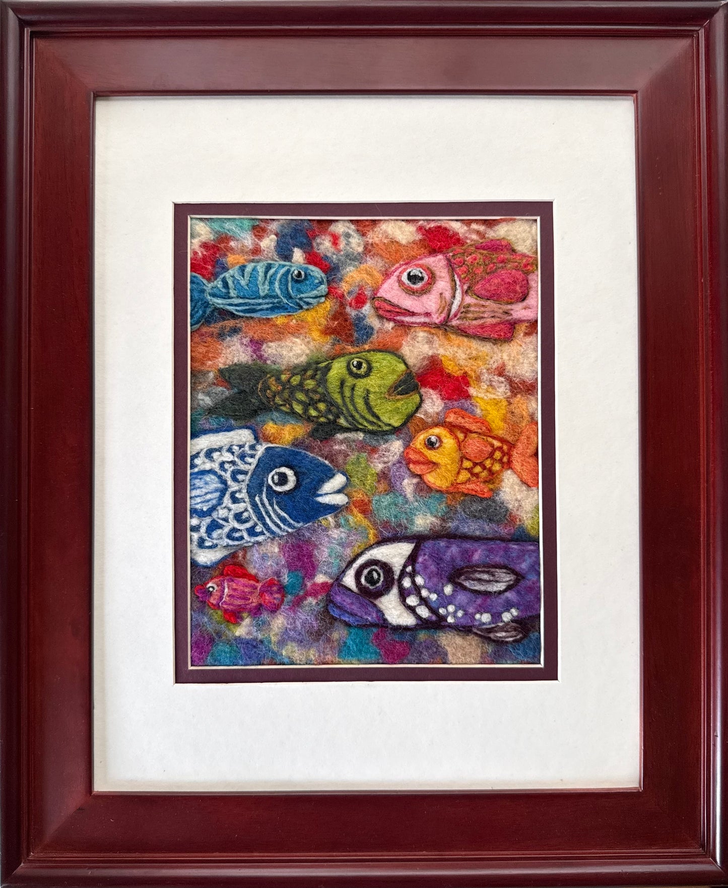 Here Fishy Fishy 7x9"