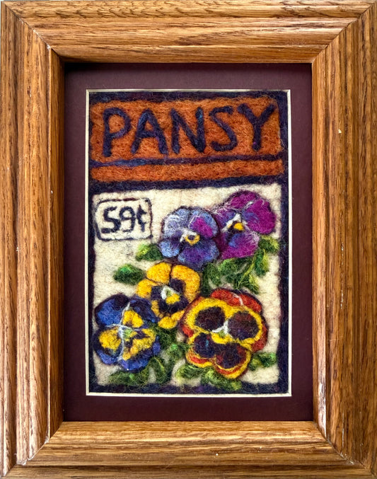 Pansy Seed Packet 4x5.5"