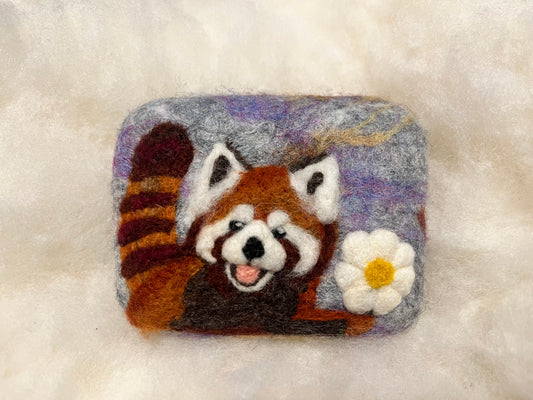 Raj the Red Panda Wooly Washer