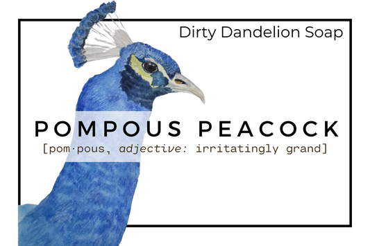 Pompous Peacock Soap